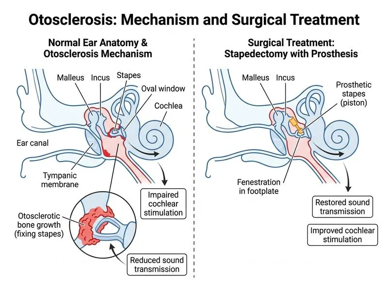 Otosclerosis diagram