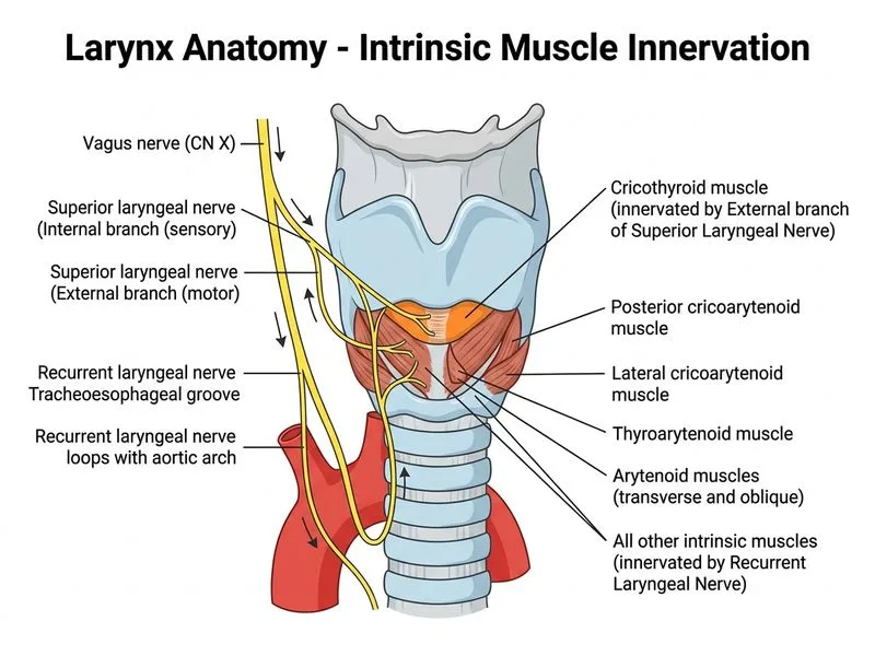 Larynx Anatomy diagram
