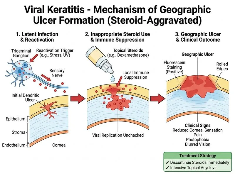 Viral Keratitis diagram