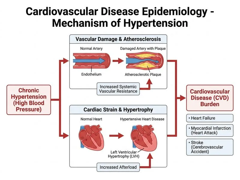 Cardiovascular Disease Epidemiology diagram