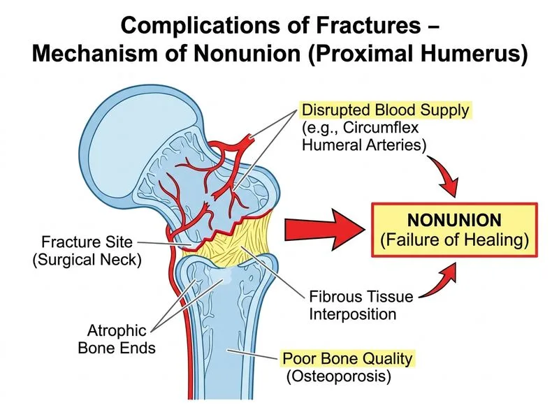 Complications of Fractures diagram