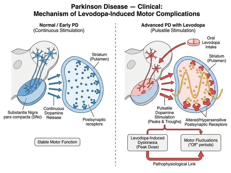 Parkinson Disease — Clinical diagram