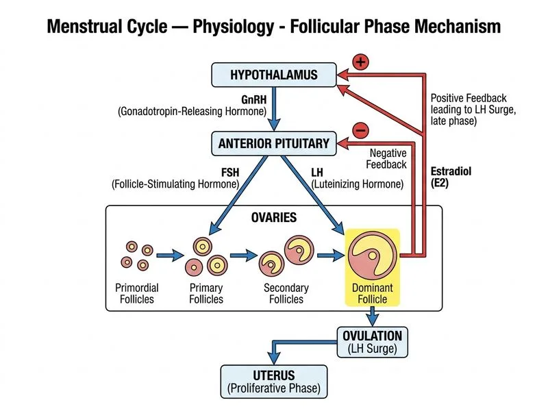 Menstrual Cycle — Physiology diagram