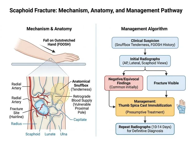 Scaphoid Fracture diagram