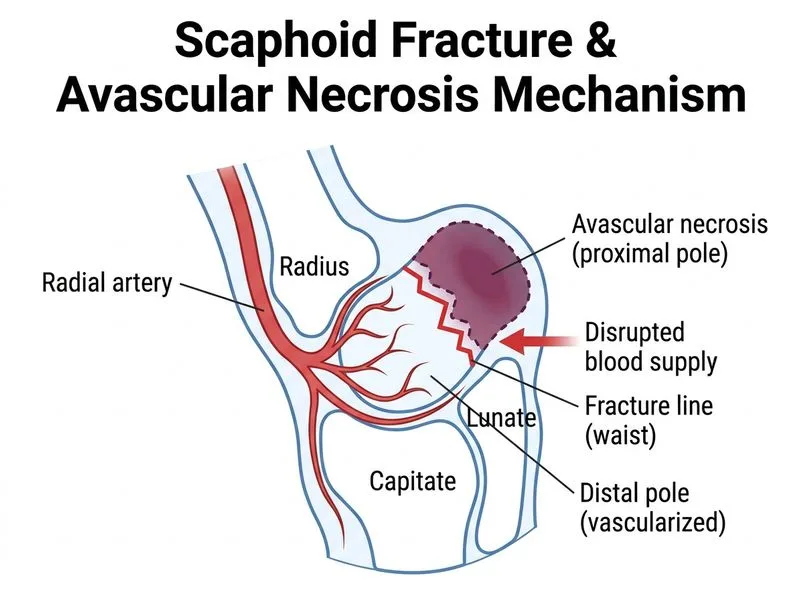 Scaphoid Fracture diagram