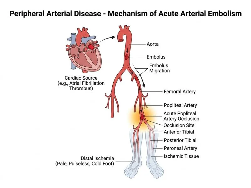 Peripheral Arterial Disease diagram