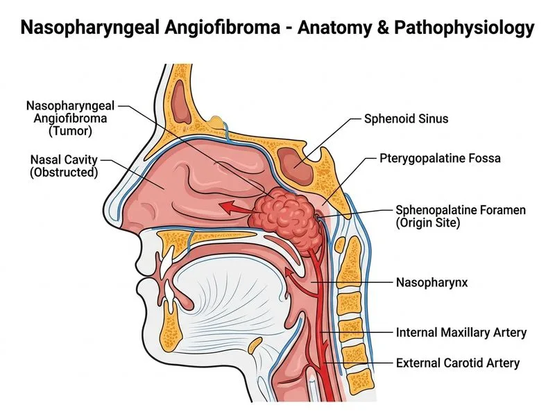 Nasopharyngeal Angiofibroma diagram