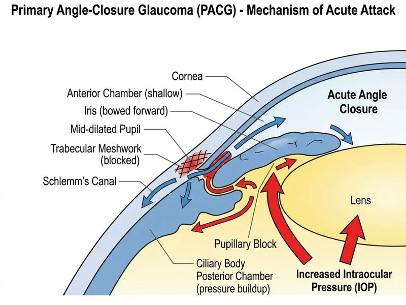 Primary Angle-Closure Glaucoma diagram