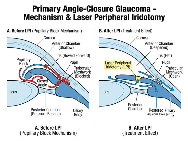 Primary Angle-Closure Glaucoma diagram
