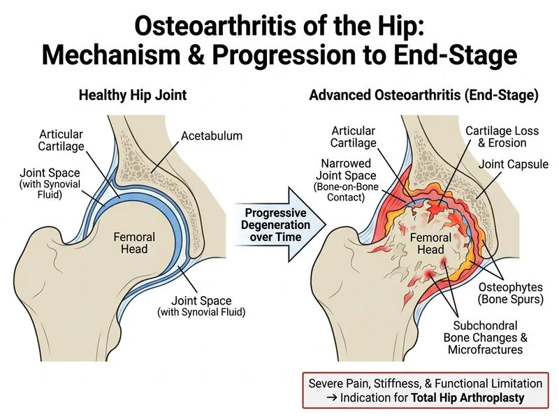 Osteoarthritis diagram
