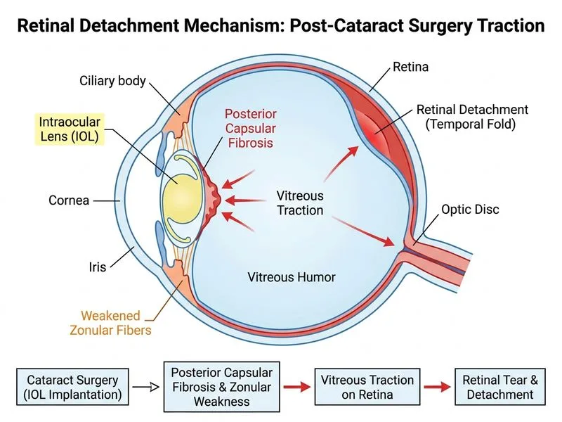 Retinal Detachment diagram