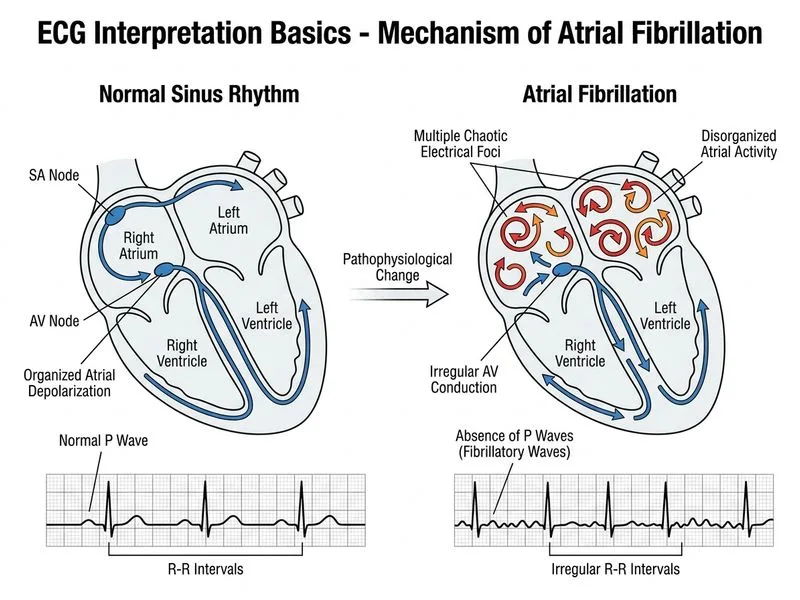 ECG Interpretation Basics diagram