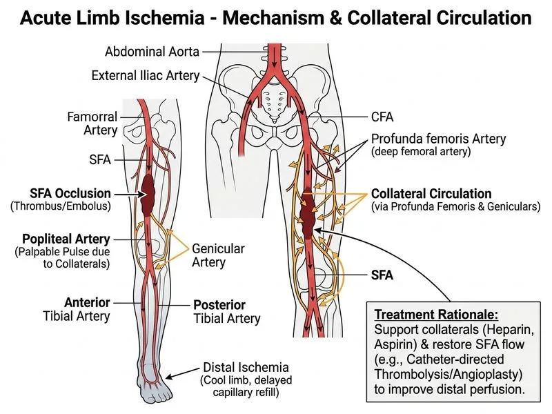 Acute Limb Ischemia diagram