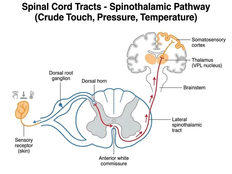 Spinal Cord Tracts diagram