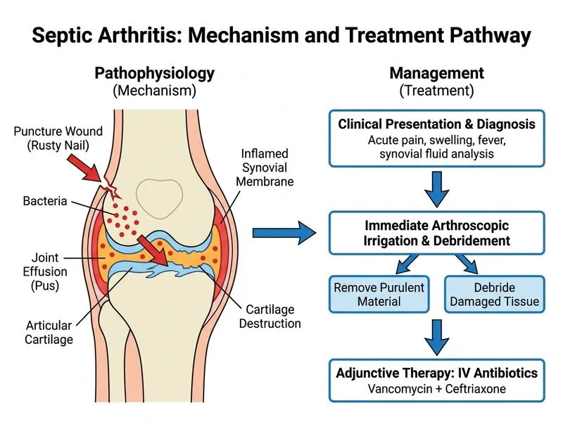 Septic Arthritis diagram