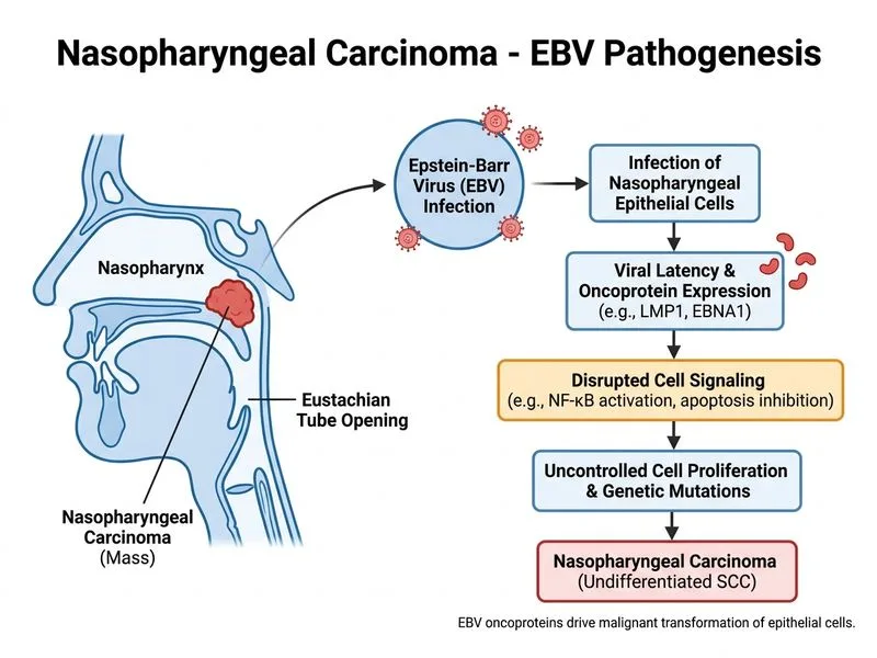 Nasopharyngeal Carcinoma diagram
