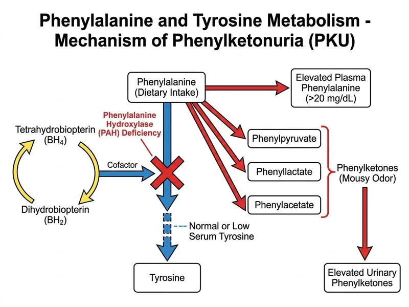 Phenylalanine and Tyrosine Metabolism diagram