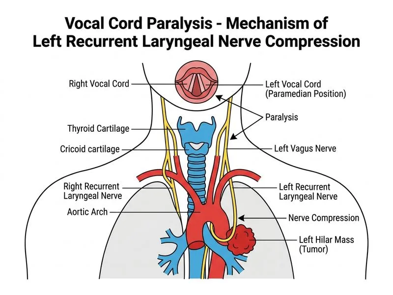 Vocal Cord Paralysis diagram