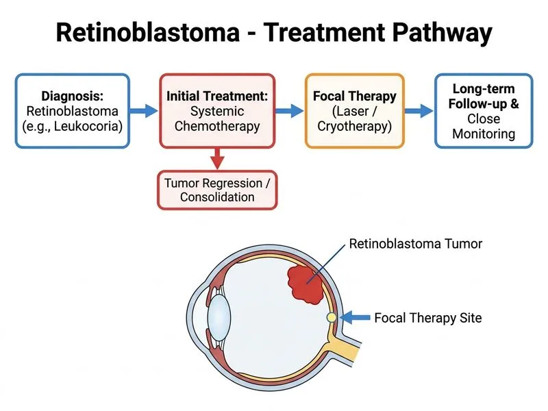 Retinoblastoma diagram