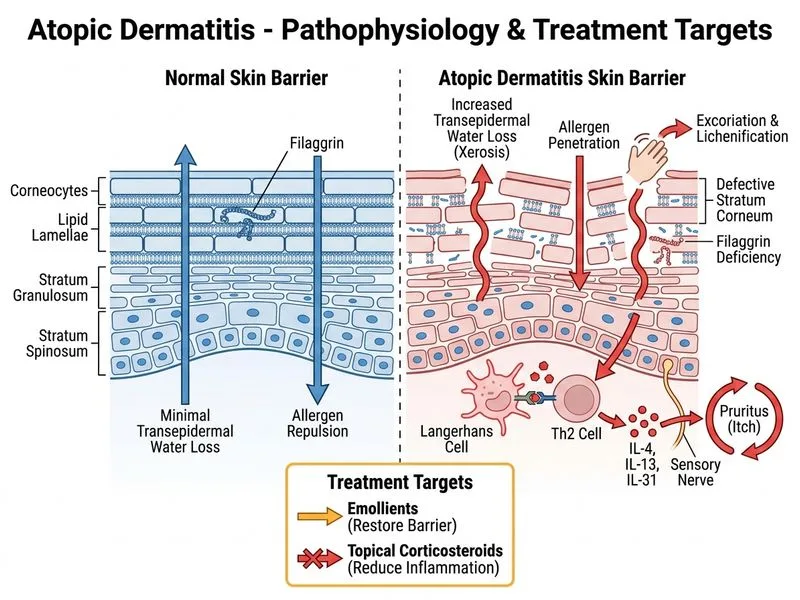 Atopic Dermatitis diagram