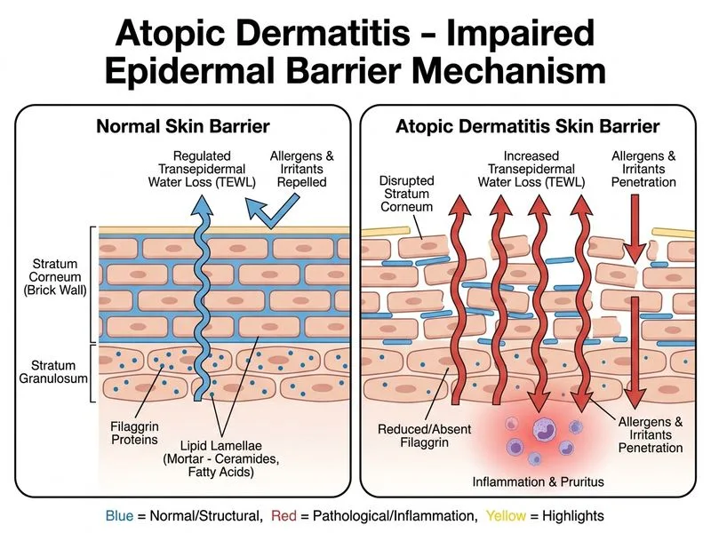 Atopic Dermatitis diagram