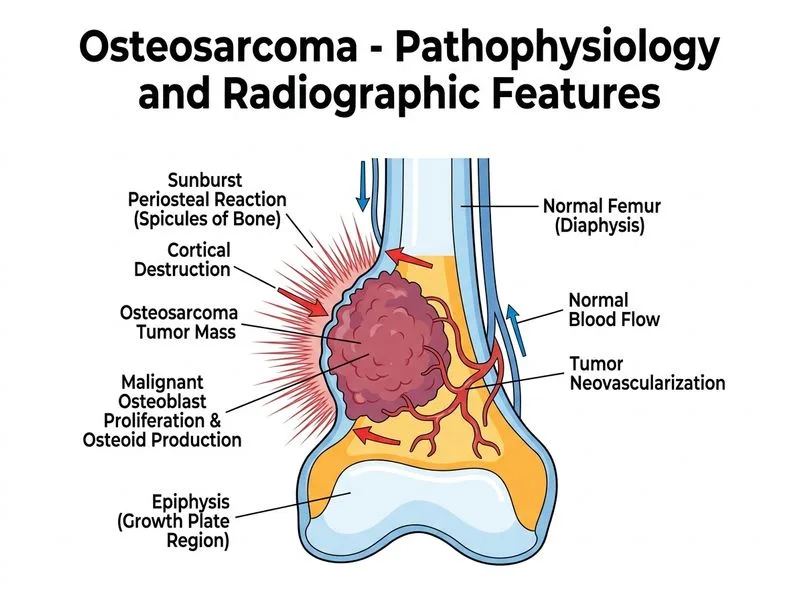 Osteosarcoma diagram
