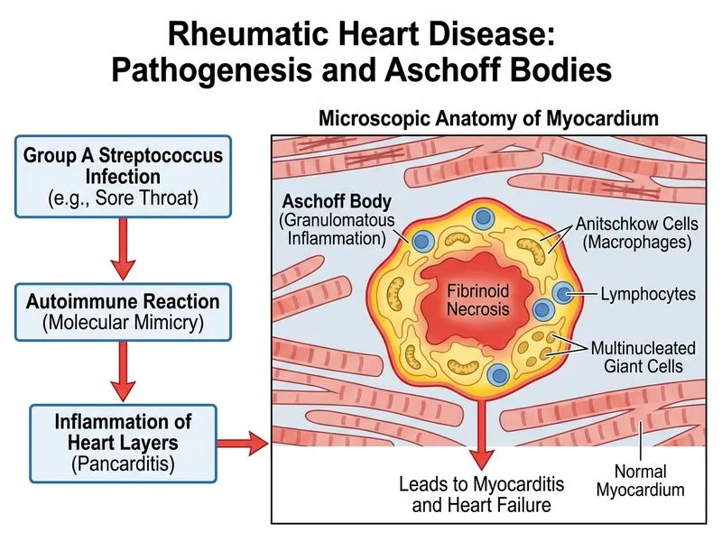 Rheumatic Heart Disease diagram