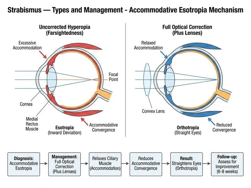 Strabismus — Types and Management diagram