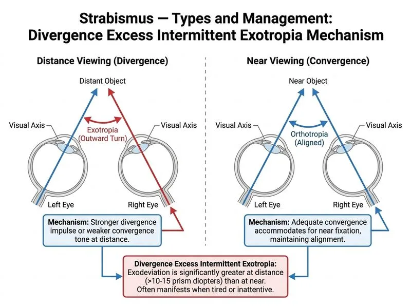 Strabismus — Types and Management diagram