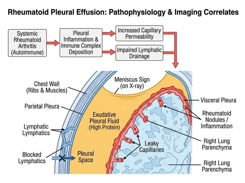 Pleural Effusion — Imaging diagram