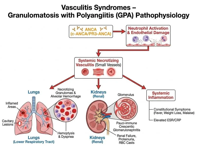 Vasculitis Syndromes diagram