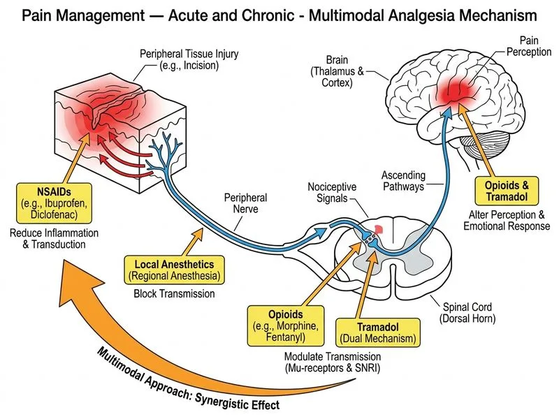 Pain Management — Acute and Chronic diagram