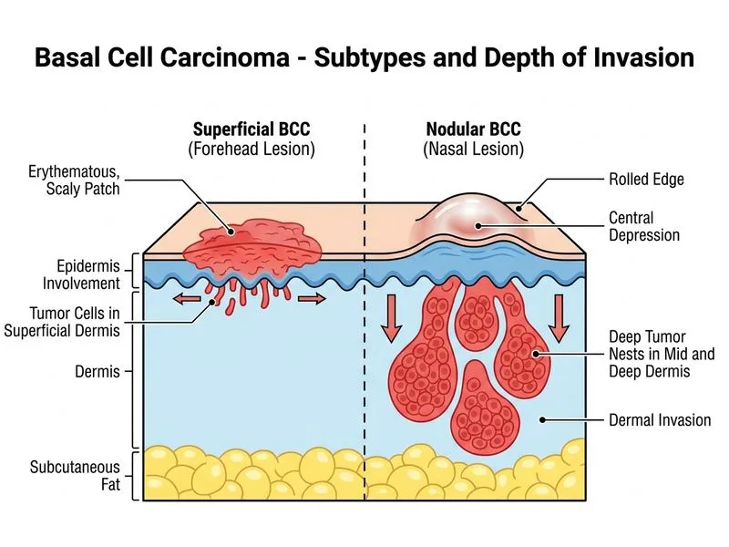 Basal Cell Carcinoma diagram