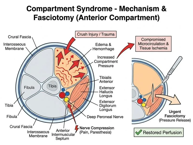 Compartment Syndrome diagram