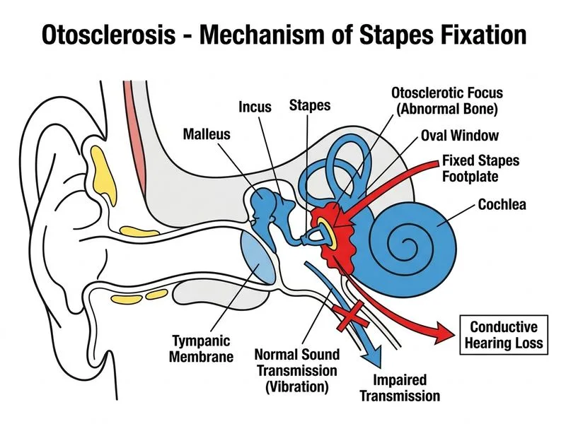 Otosclerosis diagram