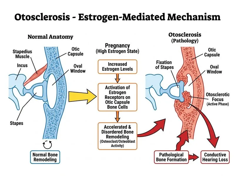 Otosclerosis diagram