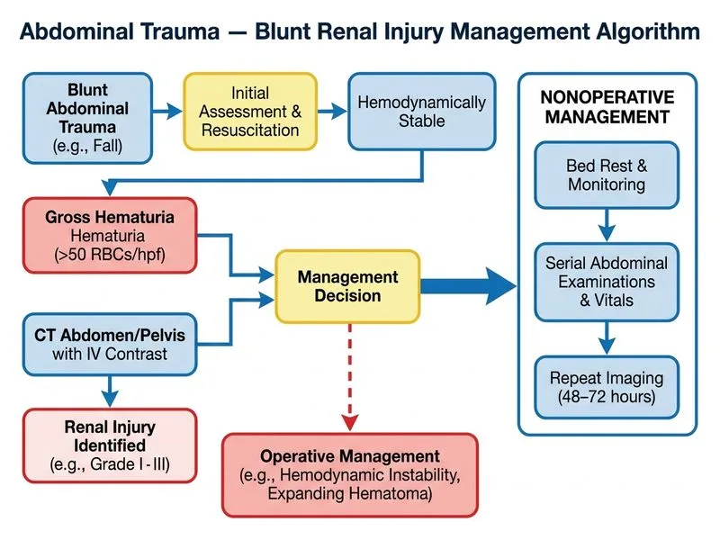 Abdominal Trauma — Specific Organ Injuries diagram