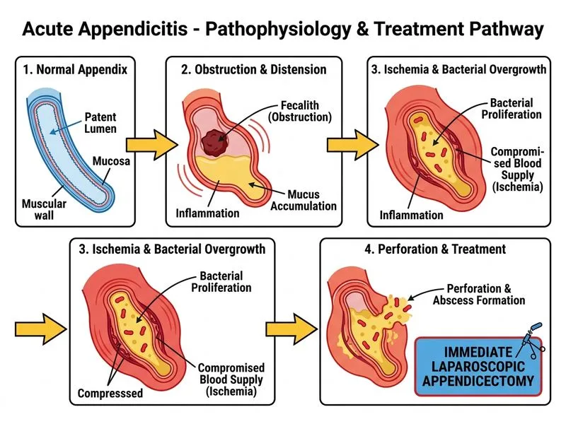 Acute Appendicitis diagram