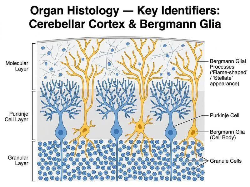 Organ Histology — Key Identifiers diagram