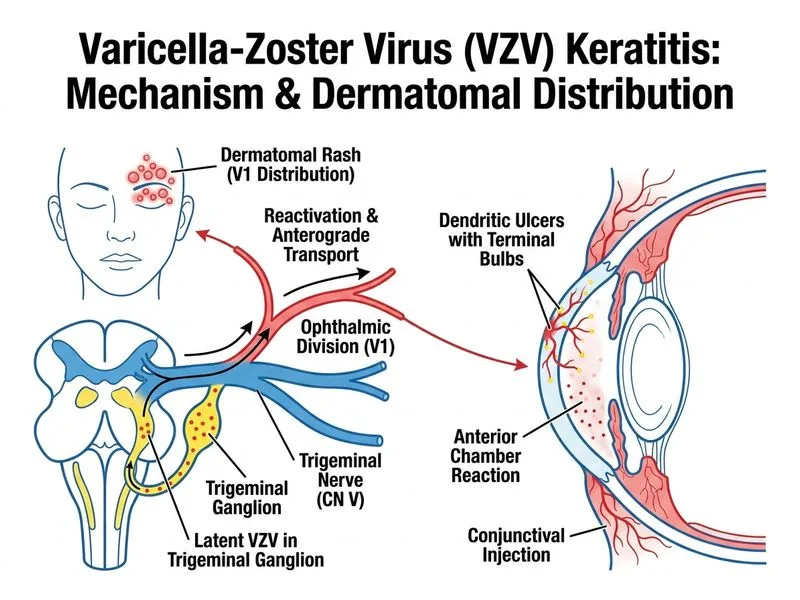Viral Keratitis diagram