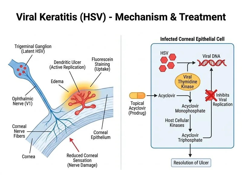 Viral Keratitis diagram