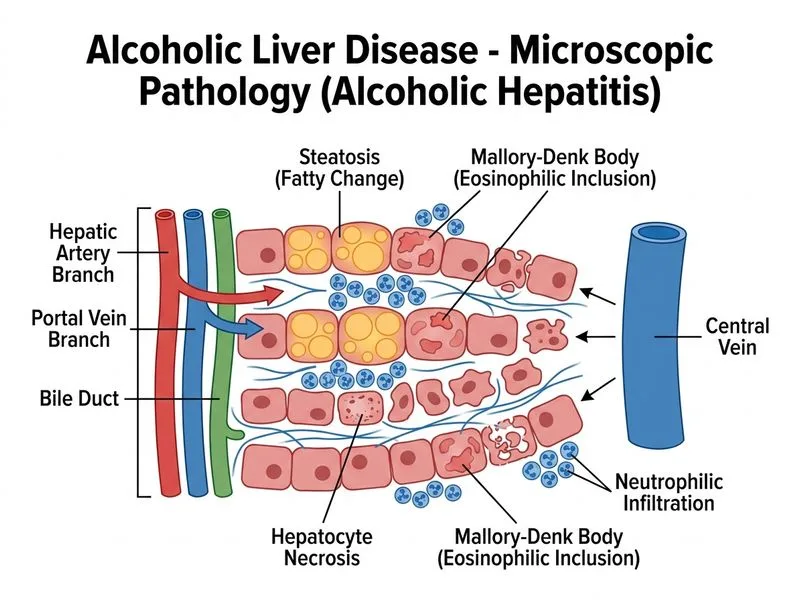 Alcoholic Liver Disease diagram