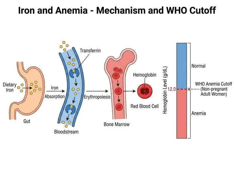 Iron and Anemia diagram