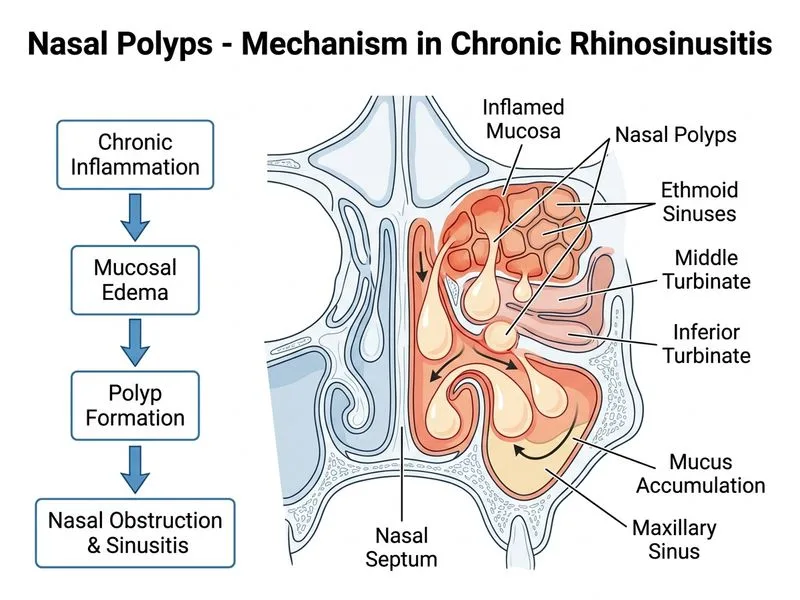 Nasal Polyps diagram