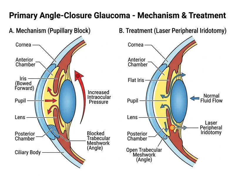 Primary Angle-Closure Glaucoma diagram