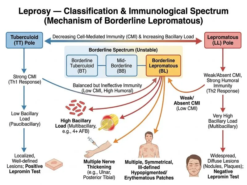 Leprosy — Classification diagram
