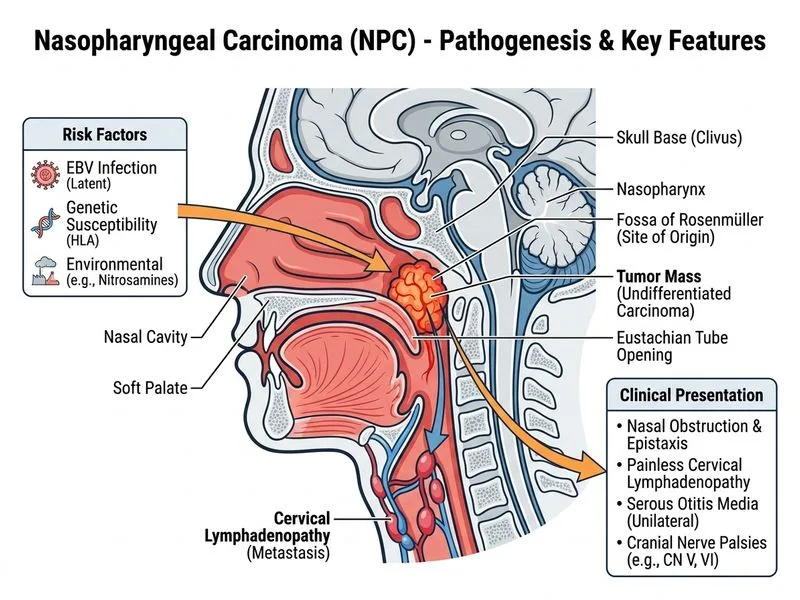 Nasopharyngeal Carcinoma diagram