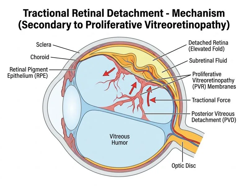 Retinal Detachment diagram