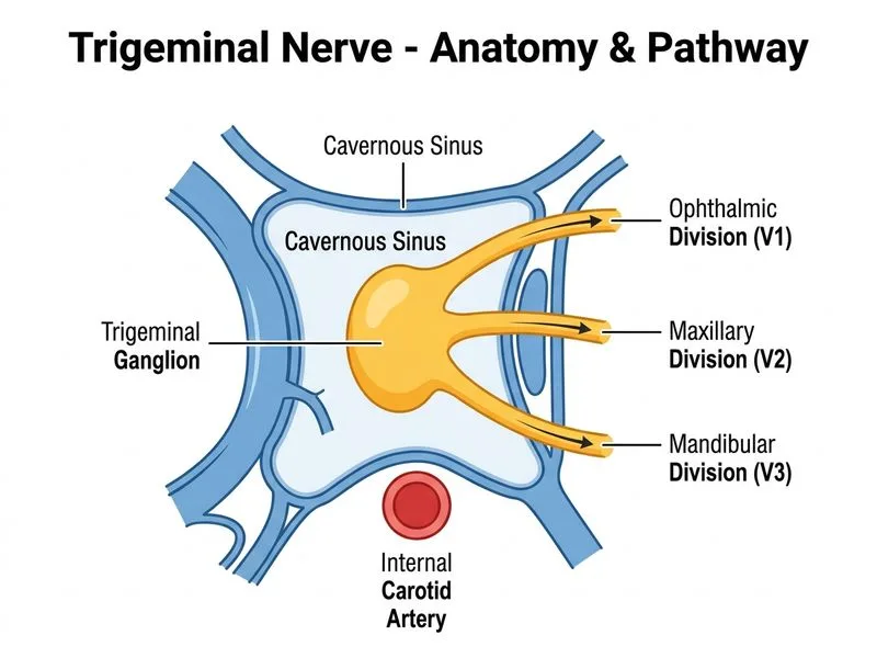 Trigeminal Nerve diagram