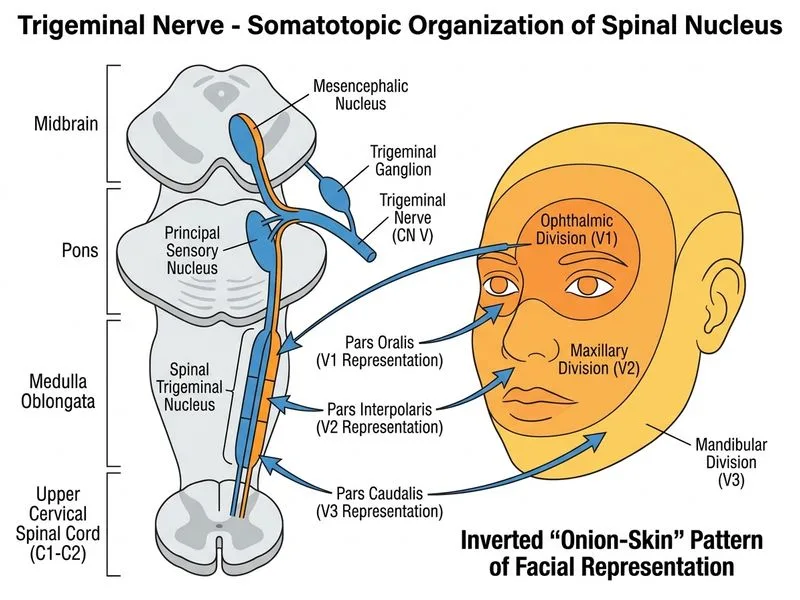 Trigeminal Nerve diagram